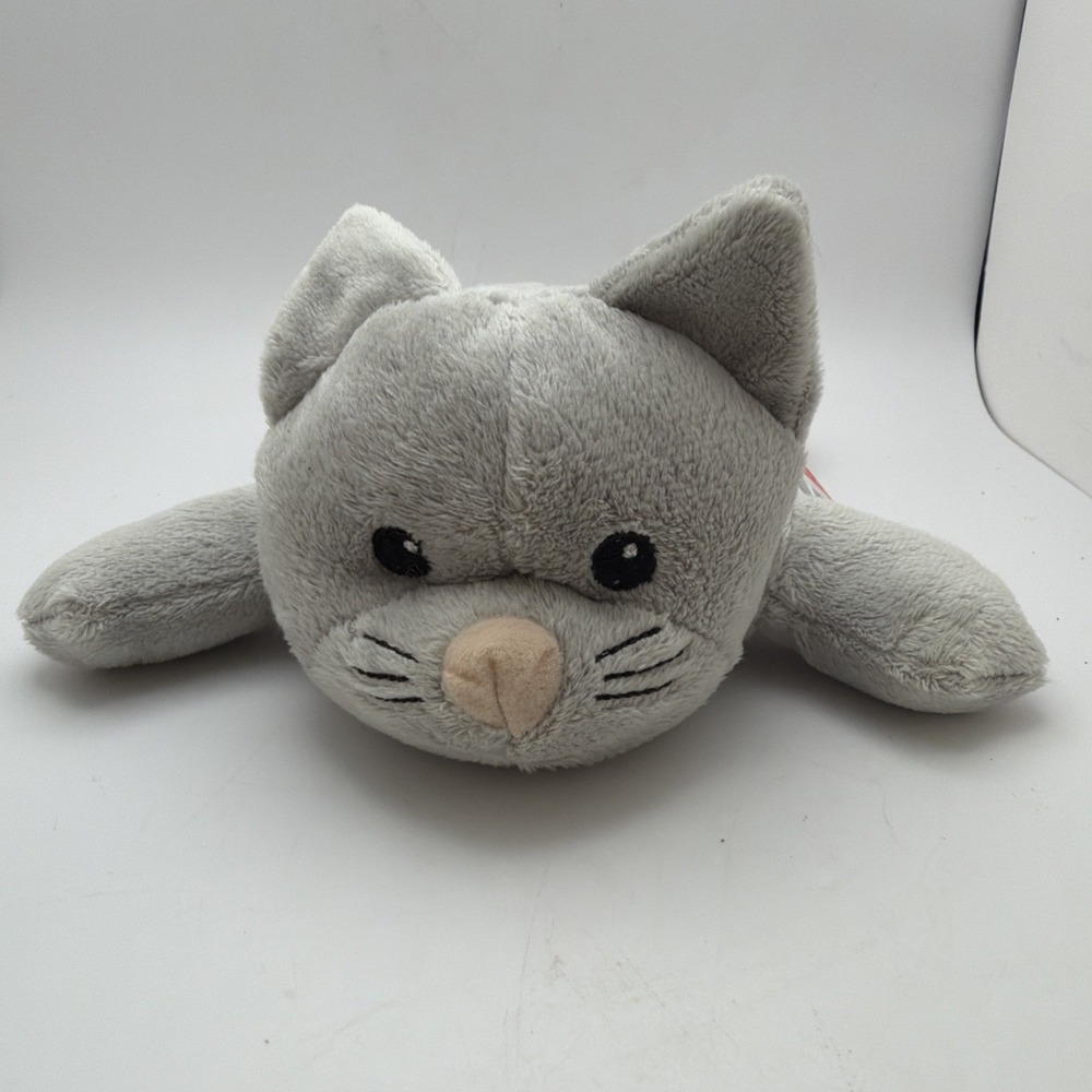 Melissa and‎ Doug Gray Cat Kitten Kitty Plush W/White Belly Stuffed Animal 8"